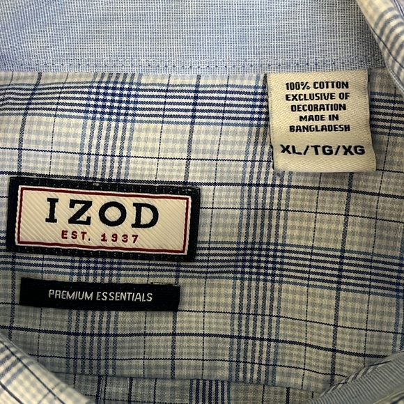 (Bundle) 2 long sleeve button down collar shirts, chaps/ Izod - Picture 3 of 17